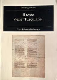 Il testo delle «Tusculane»