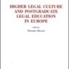 Higher legal culture and postgraduate legal education in Europe