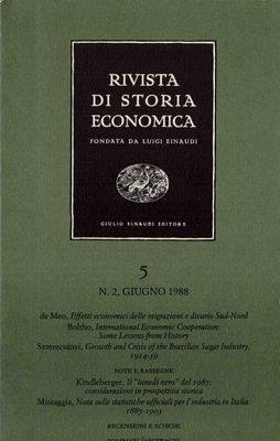 Rivista di Storia Economica. N. 2 Giugno 1988