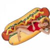 Bigmouth - Asciugamano Da Spiaggia - Motivo Hot Dog