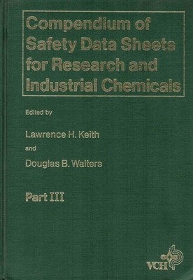 Compendium of Safety Data Sheets for Research and Industrial Chemicals, Parte 3