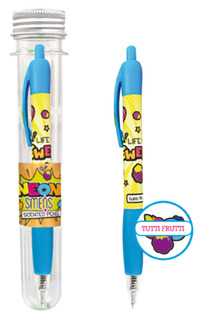 tutti frutti. Smens penne neon