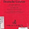 Deutsche Gesetze 143. Erganzungslieferung 01/2010