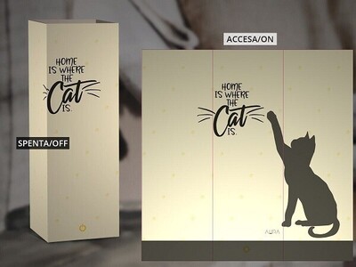 Lampada carta cat home