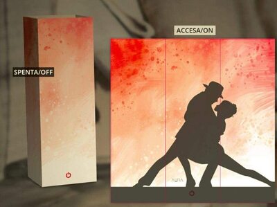 Lampada carta ballerini