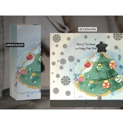 Lampada carta albero di natale