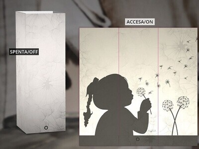 Lampada carta little girl