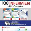 Kit completo per la preparazione al concorso 100 infermieri ASL Caserta. Con e-book. Con software di simulazione