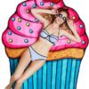 BigMouth - Asciugamano da Spiaggia a Motivo Cupcake