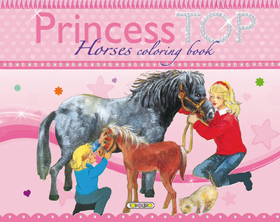 Horses coloring book. Princess Top Vol. 1