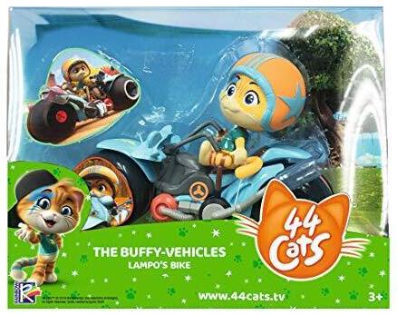 Smoby 180210 Lampo Con Moto. Personaggio Della Serie 44 Cats