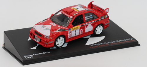 Mitsubishi Lancer Evolution VI - Rallys Monte Carlo 1999 - Die Cast 1:43