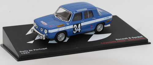 Renault 8 Gordini - Rally de Portugal 1967 - Die Cast 1:43