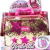 Girabrilla 02550A Nice Group - Make Up Case - Valigetta trucchi Girabrilla - ORO con Stelle FUCSIA