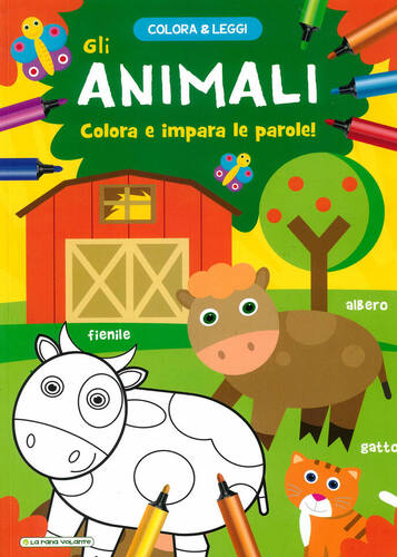 Colora e leggi Animali