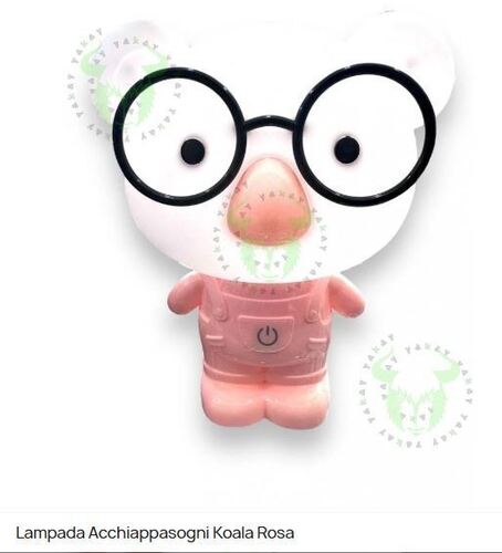 Lamp acchiappasogni koala rosa