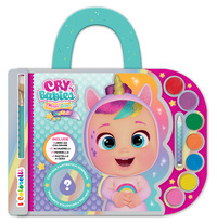 Cry Babies. Fantasy. Valigetta con acquerelli. I colorelli. Ediz. a colori. Ediz. a spirale. Con acquerelli, pennello, pastello a cera bianco e 1 sorpresa