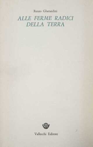 Alle ferme radici della terra