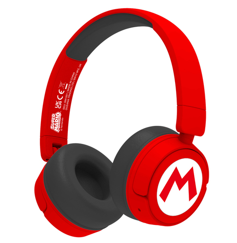 Caschi bluetooth con logo nintendo super mario