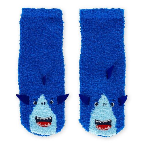 Legami Calze Antiscivolo. Shark. 26-34 Unisex-Bambini E Ragazzi