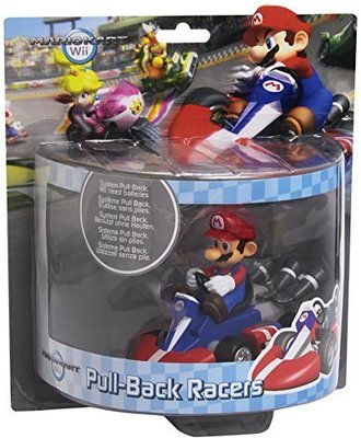 Mario Kart Wii Mini Pullback Kart Mario 12 cm