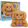 BABY PAWS Labradoodle, Cucciolo Interattivo di Peluche che Reagisce ai Vostri Input, Portatelo con voi, Giocattolo Regalo per Bambini dai 4 Anni in su