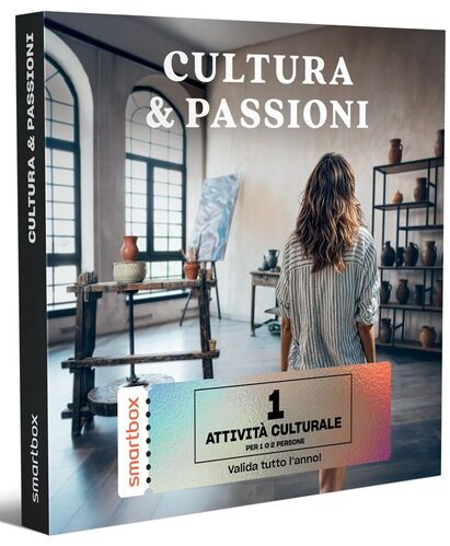 Smartbox - Cofanetto Regalo per Uomo o Donna - Cultura e passioni - Idee Regalo Originale - 1 attività culturale per 1 o 2 Persone