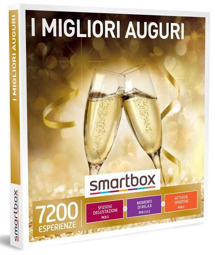 Smartbox - Cofanetto Regalo I Migliori Auguri - Idea Regalo Originale - Degustazioni, momenti Relax o attività per 1 o 2 Persone