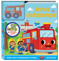 Arriva l'autopompa! Giochi da leggere. Ediz. a colori. Con gadget