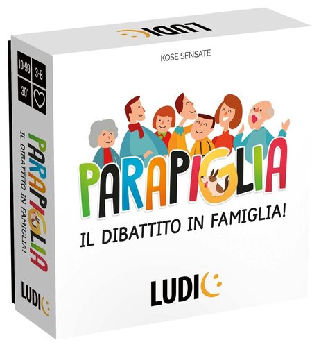 Ludic Parapiglia Il Dibattito In Famiglia It56161 Gioco Di Società Per La Famiglia Per 3-8 Giocatori Made In Italy