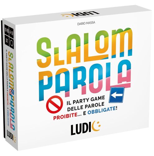 Ludic Slalom Parola Il Gioco Della Parole Proibite E Obbligate It57304 Gioco Di Società Per La Famiglia Per 4-16 Giocatori Made In Italy
