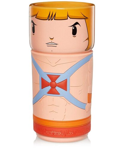 Numskull He-Man and The Masters of The Universe He-Man CosCup - Tazza in ceramica con manicotto in gomma, 400 ml