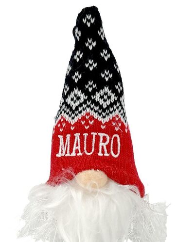 CLEARCO Gnomo Natalizio - Mauro - 13 cm