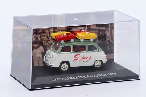 Veicoli Pubblicitari EPOCA 1:43 DIE CAST - FIAT 600 MULTIPLA - STUDER - 1959