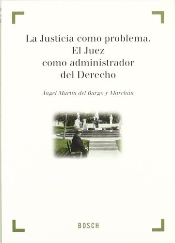 La justicia como problema. El juez como administrador del derecho
