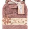 Borsa Per Acqua Calda Rosa In Pelliccia Ecologica