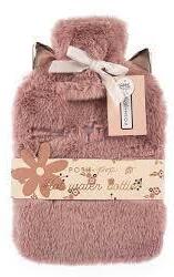 Borsa Per Acqua Calda Rosa In Pelliccia Ecologica