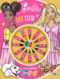 BFF club. Barbie. Il mio album pastello. Ediz. a colori. Con 12 pastelli a cera