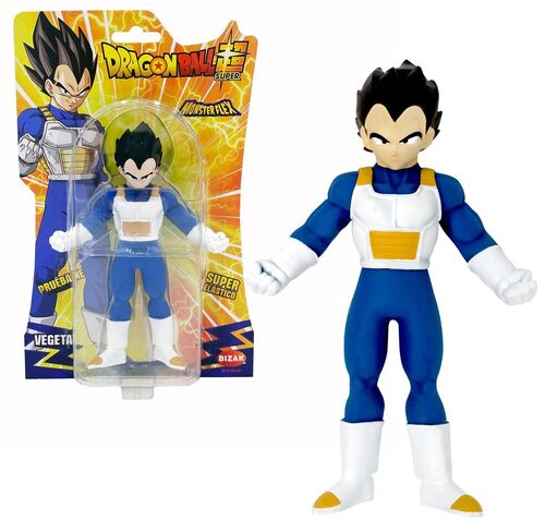 Bizak Monsterflex Dragon Ball Vegeta Bambola Super estensibile ed elastica, 25 cm, 12 da collezionare, per adulti fan collezionisti e bambini dai 4 anni (64390230)