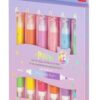 Legami - Set di 6 Evidenziatori Doppia Punta Pastello e Neon, Meow, 6 Pezzi, 12 Colori (1 confezione)