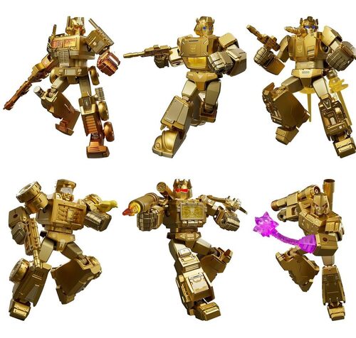 BLOKEES Transformers Limited Edition Gold | Serie 2 | Difesa laguna dorata | Kit di modelli per bambini dai 10 anni in su | Set da costruzione da collezione | Regalo giocattolo per bambini e adulti