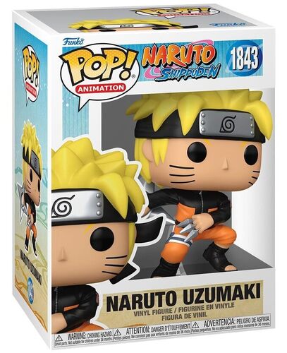Funko Pop Animation, Naruto S - (Shrkn) - Probabilità di 1/6 per la Variante Chase - Metallico - Shippuden - Figura in Vinile da Collezione - Idea Regalo - Merchandising Ufficiale
