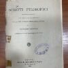 Scritti Filosofici a cura di Giovanni Gentile
