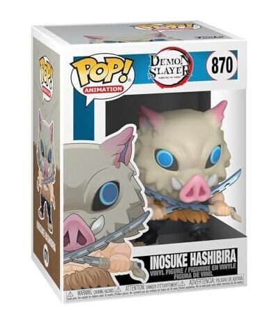 Funko Pop! Animation: Demon Slayer - Inosuke Hashibira- Figura in Vinile da Collezione - Idea Regalo - Merchandising Ufficiale - Giocattoli per Bambini e Adulti - Anime Fans