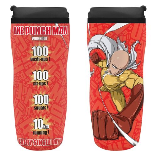 ABYstyle - One Punch Man travel mug, 355 ml, Saitama