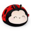 Legami - Cuscino Super Soft! Tema Ladybug, Super Soffice, Apertura per scaldare le Mani, Idea Regalo, L 25 x H 26 x W 33 cm