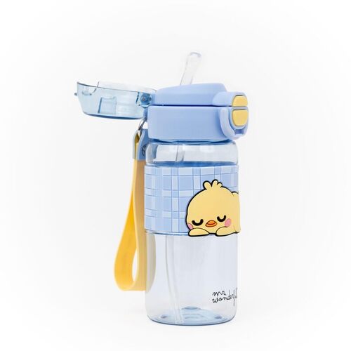 Mr. Wonderful Bottiglia Riutilizzabile 600 ml – Lazy Pulcino – Big Dreams, Tiny Effort – Tritan senza BPA