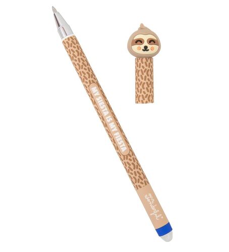 Mr. Wonderful – Penna Cancellabile Bo-Bo Bradipo - My Siesta Is My Fiesta – Accessorio di Cartoleria Originale – Idea Regalo