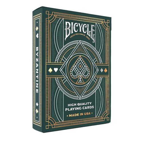 Bicycle Byzantine (carte da gioco di design, poker, skat...), bianco