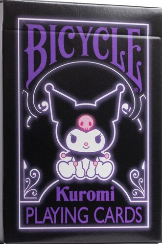 Bicycle Kuromi Sanrio Carte da gioco, nero, rosa e viola, 1 mazzo